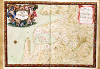 Ms 988 volumen 3 fol.31 Mapa de Concarneau, del 